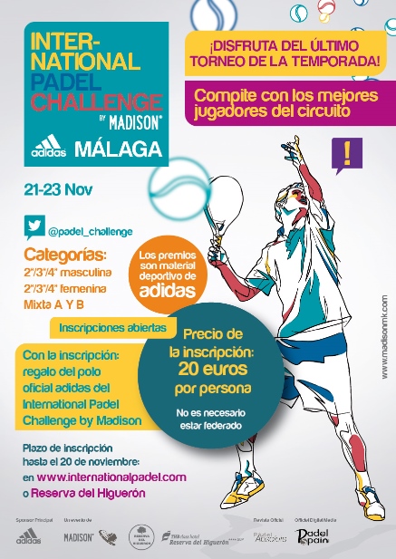 La final del Inter. Padel Challenge enciende sus focos