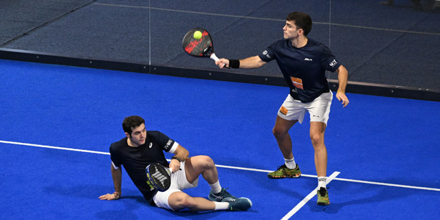 Javi Barahona y Javi García victoria dieciseisavos de final Milano Premier Padel 2023