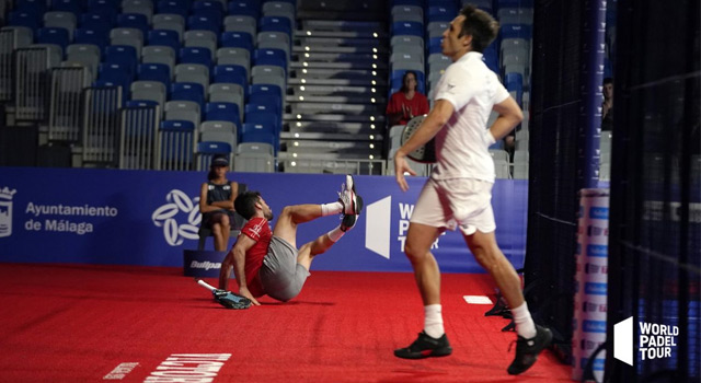 Javi Garrido y Fernando Belasteguín Málaga Open