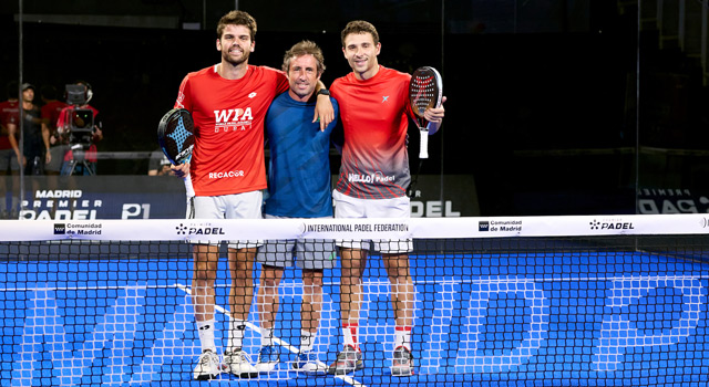 Javi Garrido y Lucas Campagnolo jornada dieciseisavos de final Madrid Premier Padel 2022