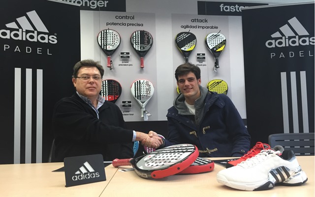 Javier Concepción, el nuevo 'techo' de Adidas Pádel