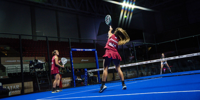 Claudia Jensen y Jessica Castelló primera ronda cuadro final Asunción P2 2024 dentro