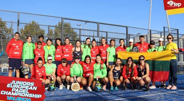 Equipo femenino españa cuartos Cto europa menores