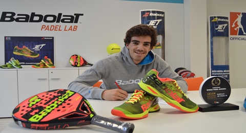 Juan Lebrón: ''Junto a Babolat tenemos un proyecto de futuro muy bueno''