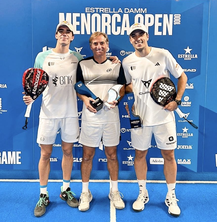 Ale Galán y Juan Lebrón título final Menorca Open 2023