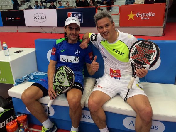 Juani Mieres y Miguel Lamperti pareja pádel