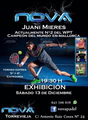 Juani Mieres espera a los jugadores en Torrevieja