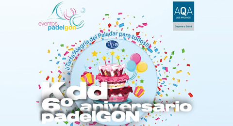 Eventos PadelGon cumple 6 años con una gran fiesta de pádel