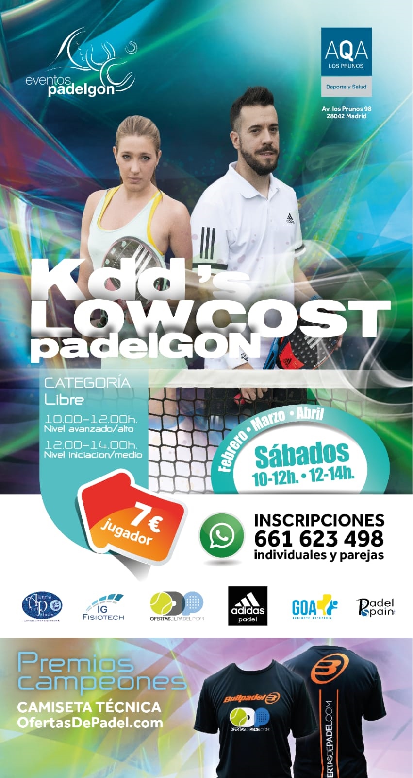 Kedada Eventos Padelgon abril 2019