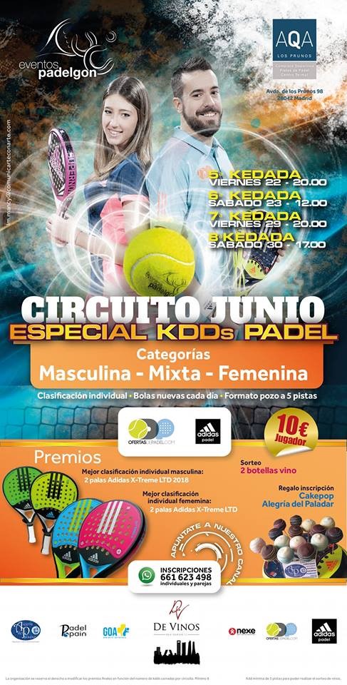 Kedada Padelgon Junio 2018