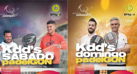 Fin de semana intenso de pádel con el doblete de kedadas de Eventos PadelGon