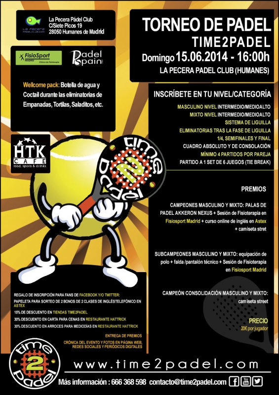 La Pecera Pádel Club se inaugura de la mano de Time2padel