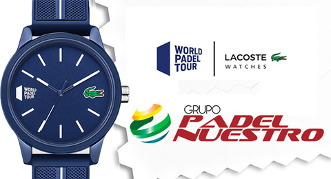 Padel Nuestro comercializará los relojes Lacoste Watches del circuito profesional