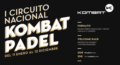 Kombat Padel se adentra en el mundo de los circuitos nacionales