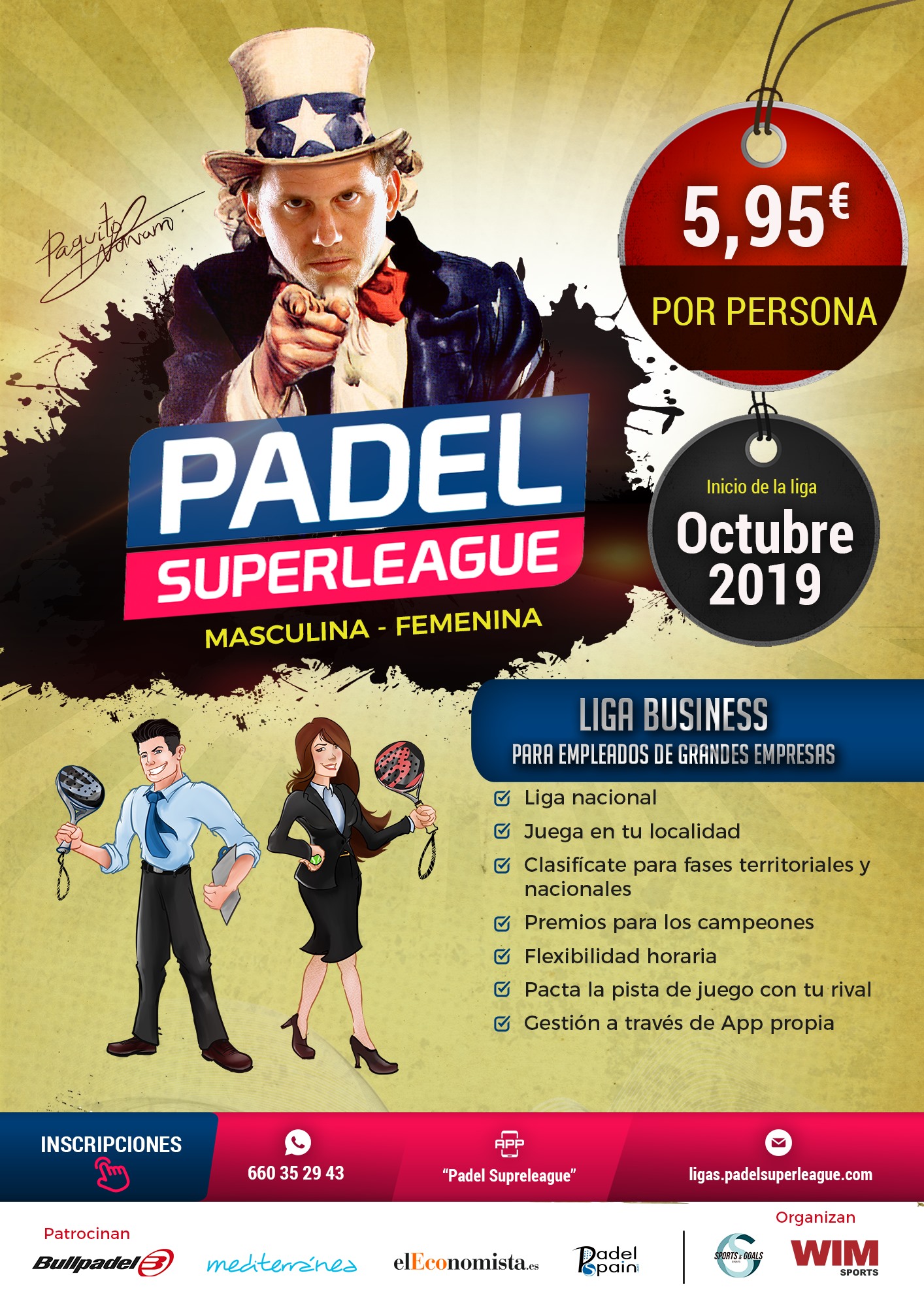 Superleague padel empresas