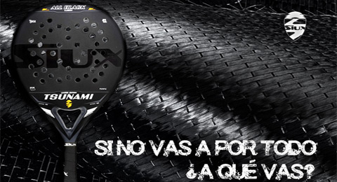 Tsunami All Black: polivalencia y elegancia hechas pala