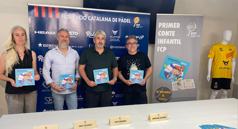La Federación Catalana de Pádel presenta su primer libro infantil sobre pádel
