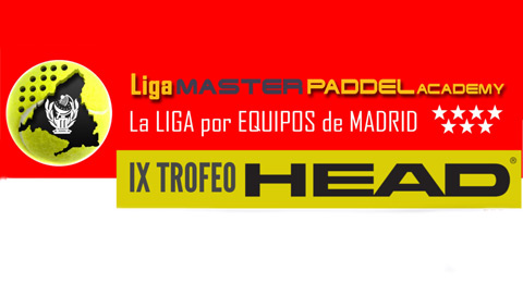 Ya puedes inscribirte a la Liga Master Paddel Academy - IX Trofeo HEAD, la liga por equipos de la Comunidad de Madrid