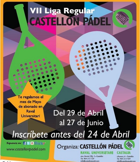 Arranca en Castellón la séptima edición de la Liga Regular de Pádel