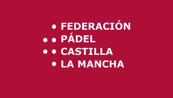 Comunciado Fed. Pádel Castilla La mancha