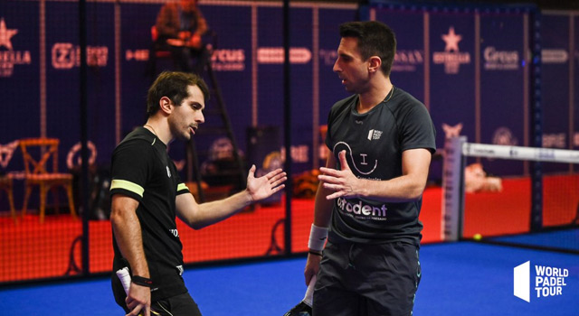 Lucas BErgamini y Víctor Ruiz inicio cuadro final Amsterdam Open 2022