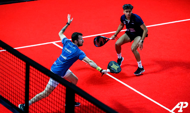 Lucas Cunha y Relys Ferreyra inicio cuadro final A1 Buenos Aires 2023