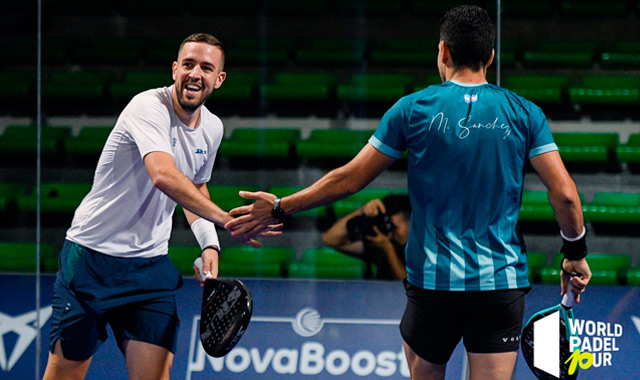 Lucho Capra y Maxi Sánchez inicio cuadro final Francia Open 2023