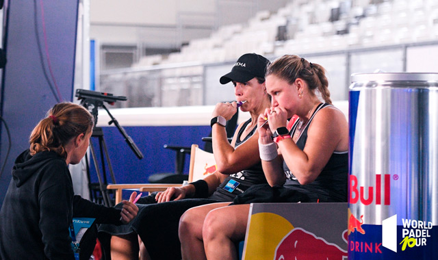 Lucía Sainz y Aranza Osoro inicio cuadro final Viena Open 2023