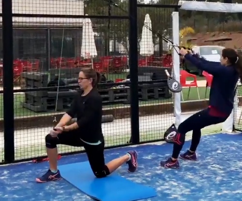 Lucía y Gemma Entrenamiento pretemporada