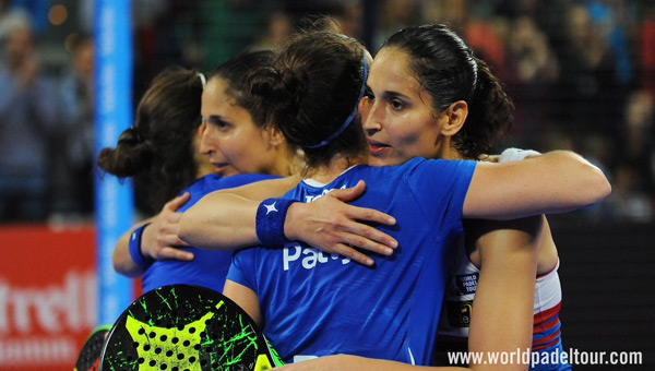 Mapi y Majo abrazo semis Zaragoza 2018