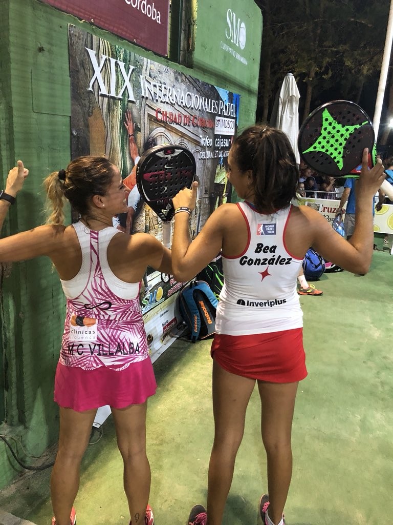 Ganadoras Mari Carmen Villalba y Bea González final Internacionales Córdoba Ganadoras Mari Carmen Villalba y Bea González final Internacionales Córdoba