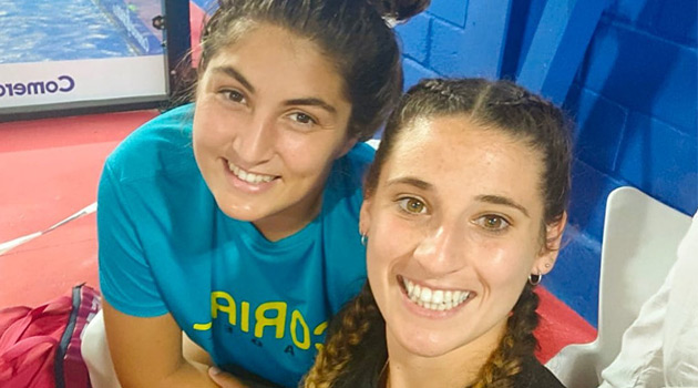 Marina Guinart y Nuria Rodríguez previas Córdoba Open 2021