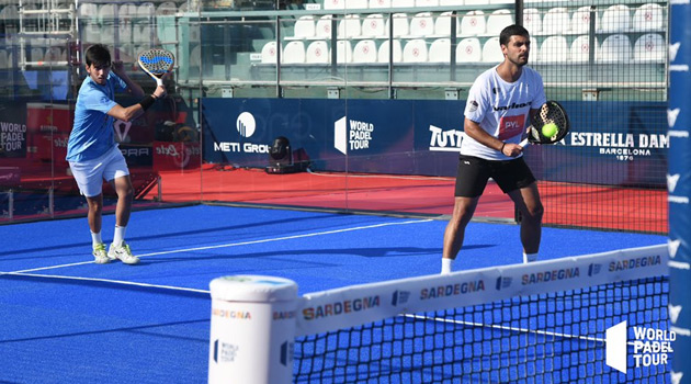 Mario del Castillo y Antonio Luque final previa Cerdeña Open 2021