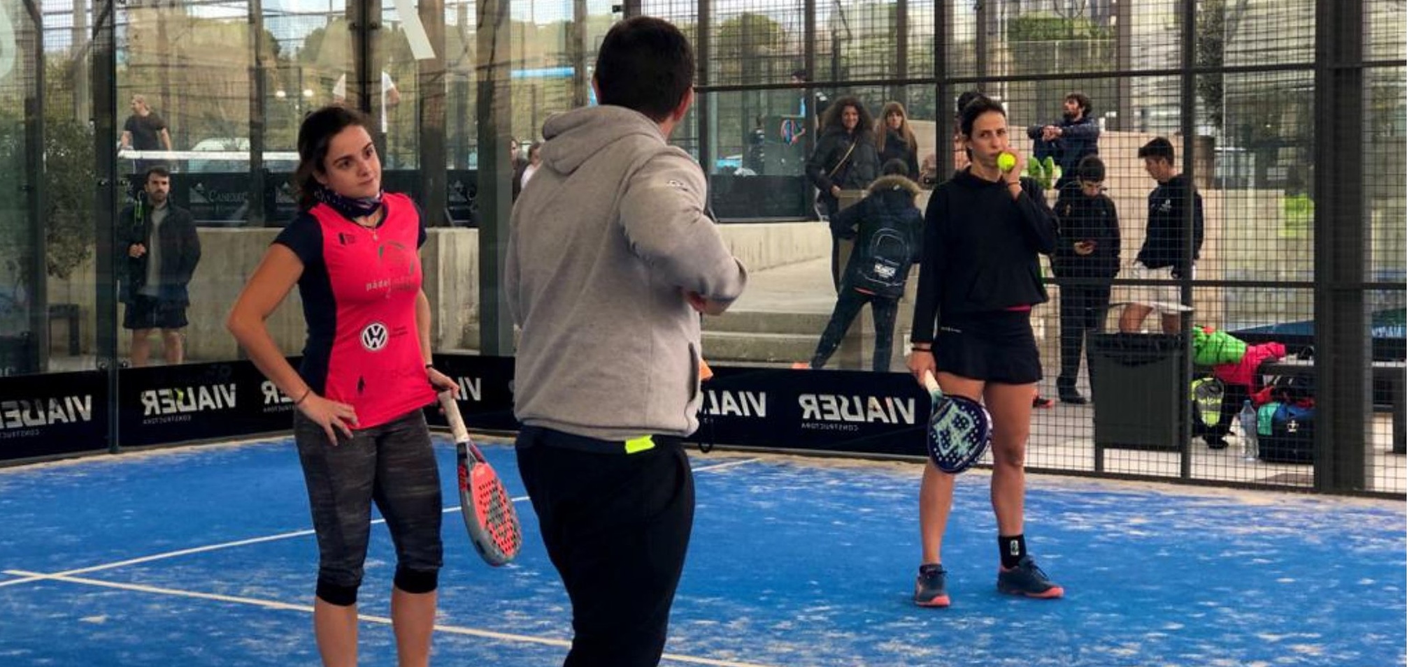 Marta Marrero y Paula Josemaría primer entrenamiento 2020