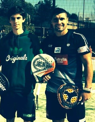 Matias Marina jugará con la nueva pala Dunlop Explosion