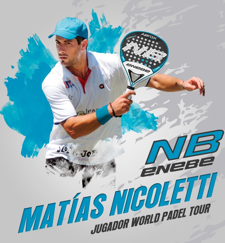 Matias Nicoletti, nuevo jugador Enebe Padel