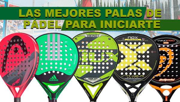 Palas jugadores iniciación Pádel