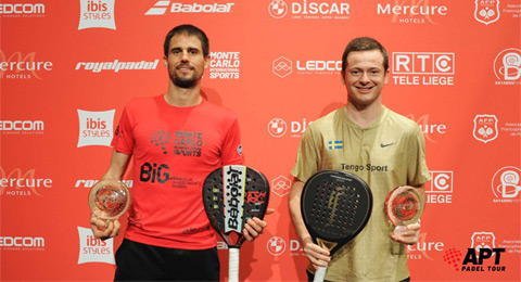 Oliveira y Rocafort campeonan en el gris final del desembarco del APT Padel Tour en Europa