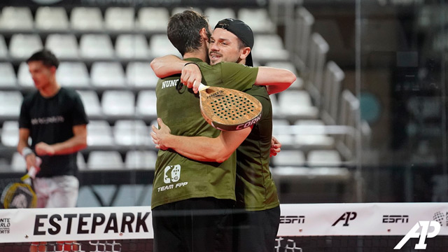 Miguel y Nuno Deus primera fase cuadro final A1 padel Castellón Open 2023