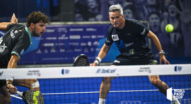 Miguel yanguas y Miguel Lamperti inicio cuadro final México Open 2022