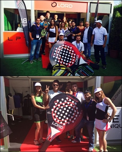 Gran acogida de la muestra de LÖRD Padel en el World Padel Tour