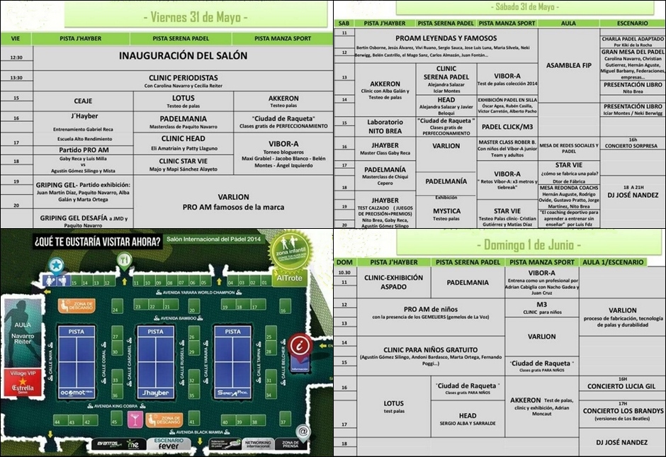 El Salón Internacional del Pádel coge forma tras presentar sus actividades