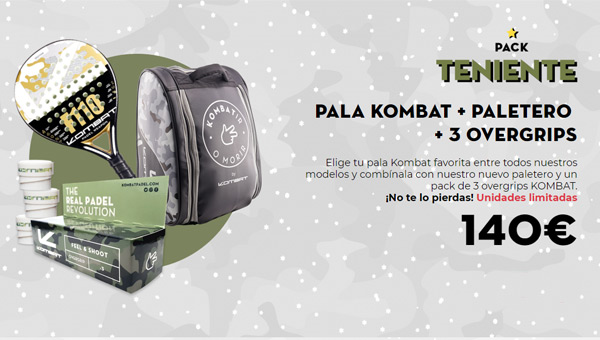 Pack Teniente Kombat Padel Navidades