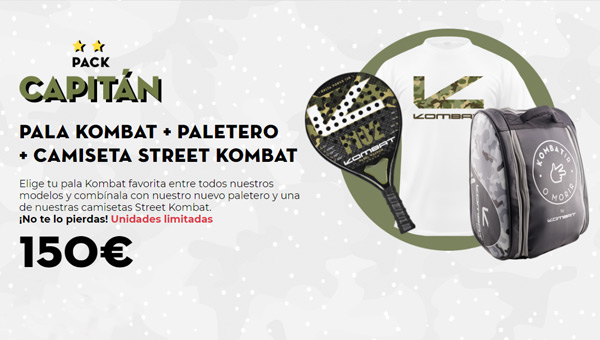 Pack capitán Kombat Padel Navidad