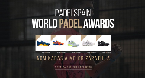 Innovación y nuevos materiales se dan la mano entre las candidatas a Mejor Zapatilla en los PadelSpain World Padel Awards 2022