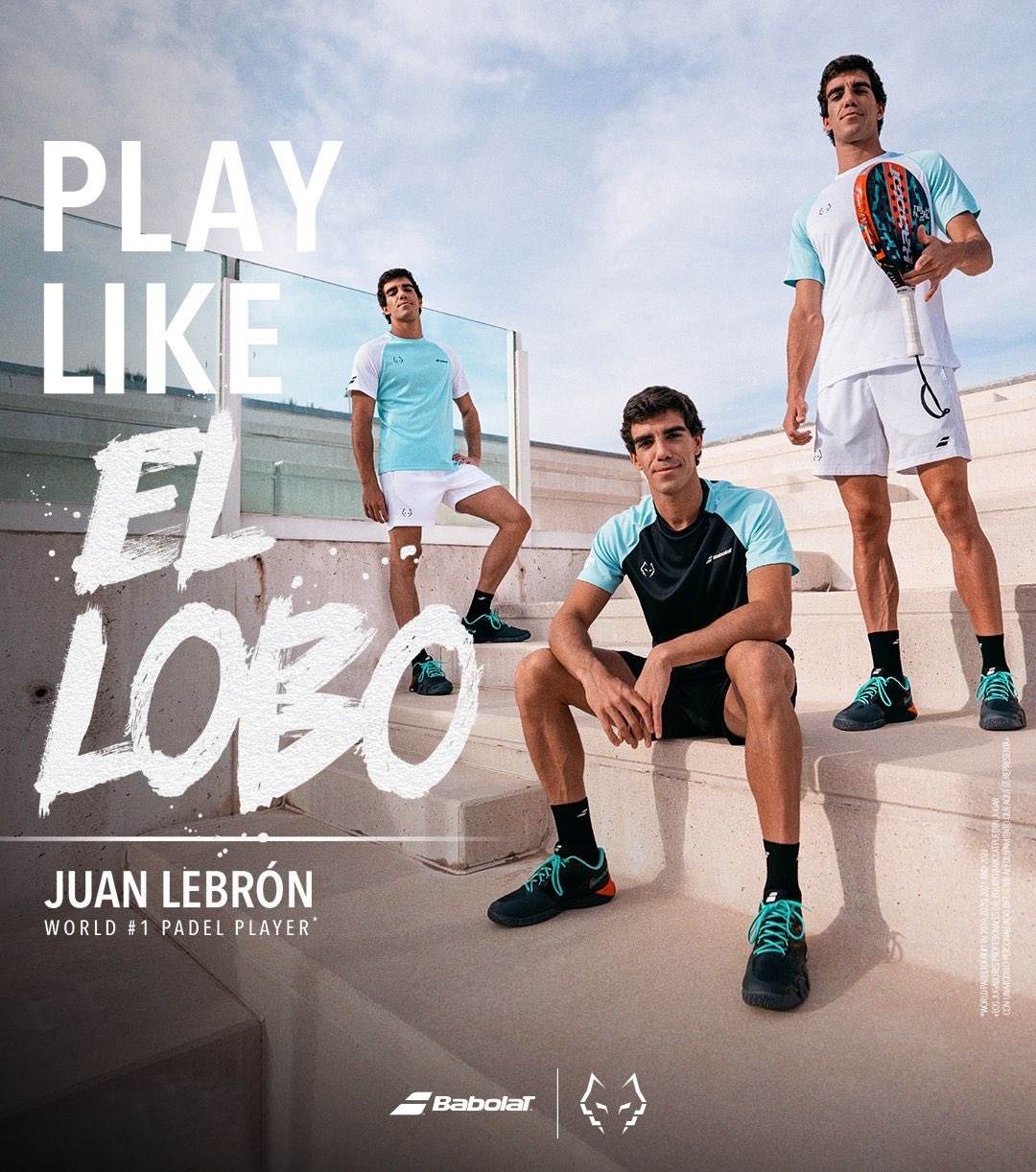 Colección textil Juan Lebrón y Babolat