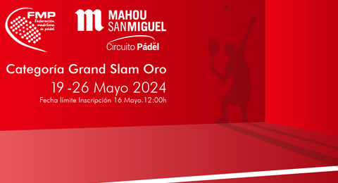 El Circuito Mahou San Miguel levanta el telón en 2024 con una cita Grand Slam Oro