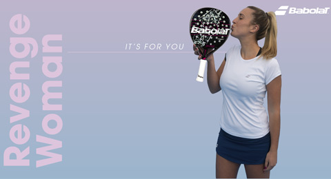 Babolat muestra la nueva pala de Victoria Iglesias con sorteo incluido