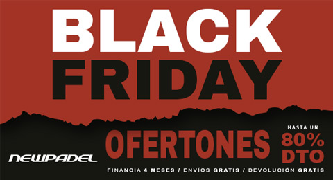 New Padel te ofrece excelentes precios para el Black Friday