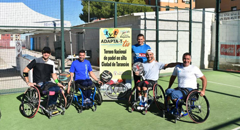 El I Open Nacional Ciudad de Tarancón de pádel en silla ya tiene dueños